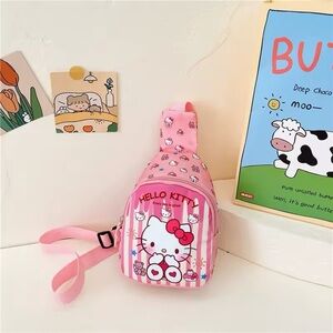 Hello Kitty pink mini crossbody backpack